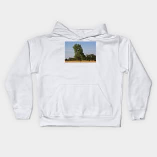 Kansas Country  Tree in a Pasture Kids Hoodie